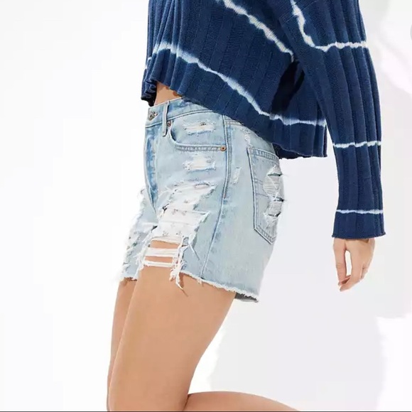 American eagle AE 90s Boyfriend jean shorts - Picture 6 of 9